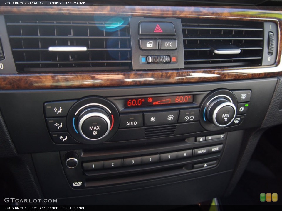 Black Interior Controls for the 2008 BMW 3 Series 335i Sedan #86861655