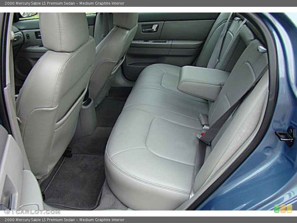 Medium Graphite Interior Rear Seat for the 2000 Mercury Sable LS Premium Sedan #86862240