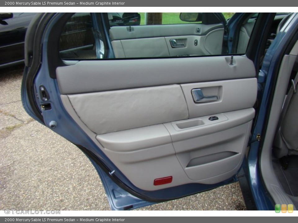 Medium Graphite Interior Door Panel for the 2000 Mercury Sable LS Premium Sedan #86862291
