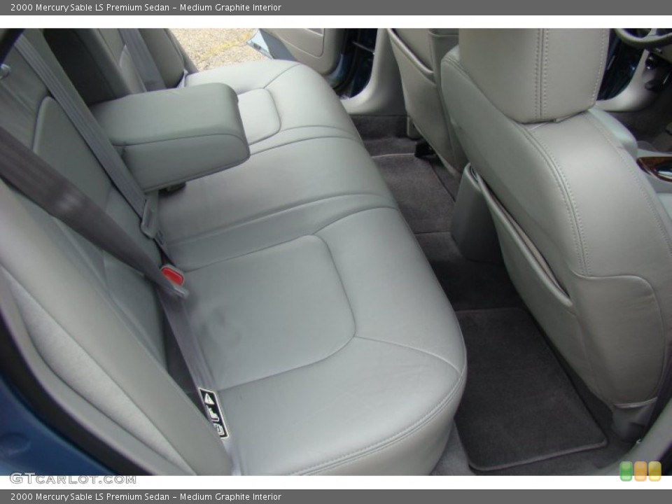 Medium Graphite Interior Rear Seat for the 2000 Mercury Sable LS Premium Sedan #86862489