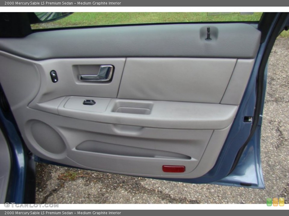 Medium Graphite Interior Door Panel for the 2000 Mercury Sable LS Premium Sedan #86862555