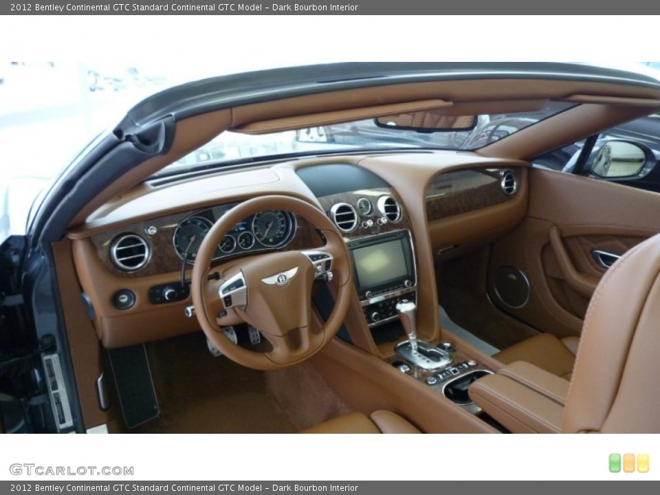 Dark Bourbon Interior Dashboard for the 2012 Bentley Continental GTC  #86866365