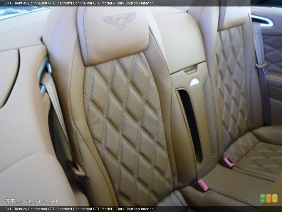 Dark Bourbon Interior Rear Seat for the 2012 Bentley Continental GTC  #86866734