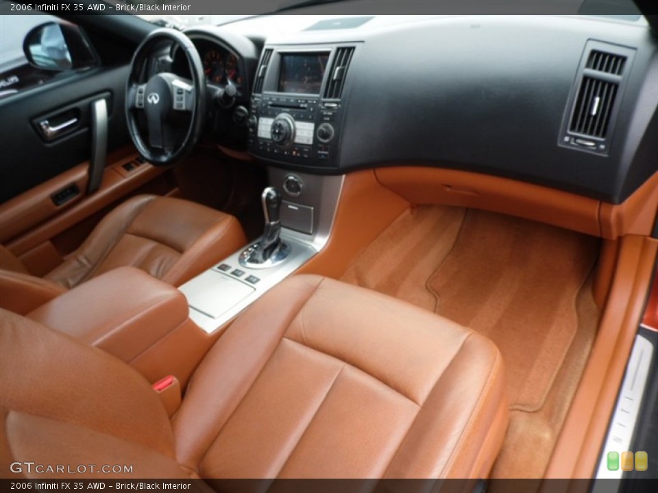 Brick/Black Interior Dashboard for the 2006 Infiniti FX 35 AWD #86866812