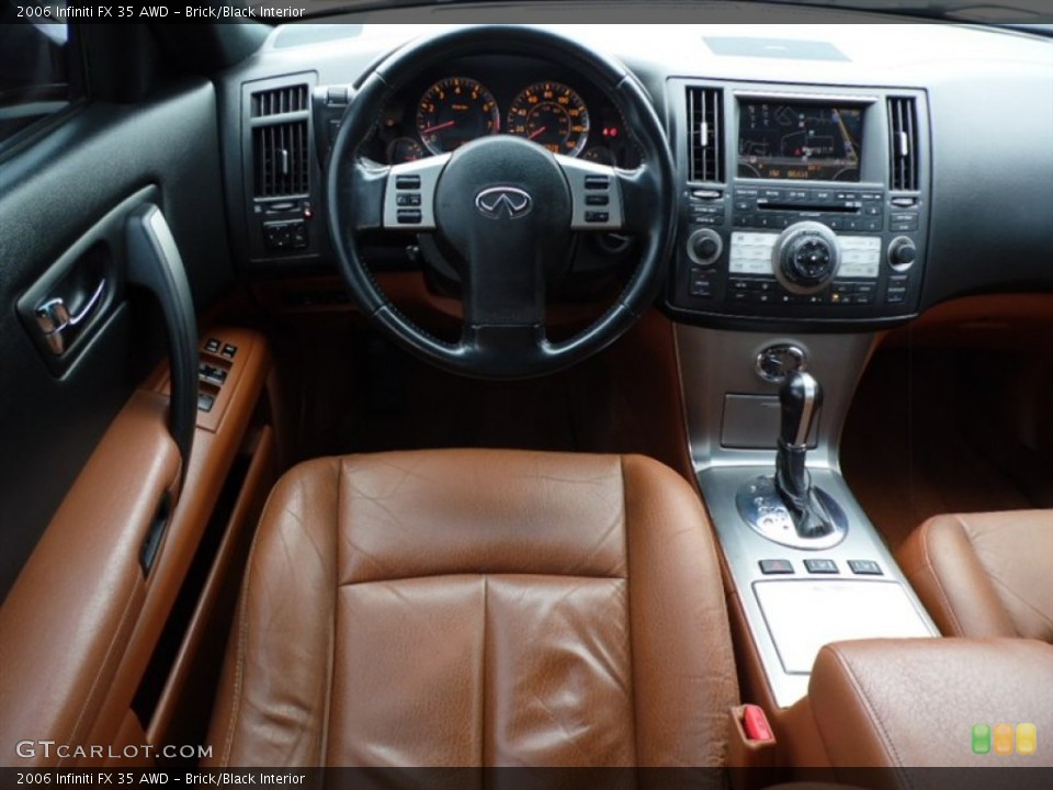Brick/Black Interior Dashboard for the 2006 Infiniti FX 35 AWD #86867034