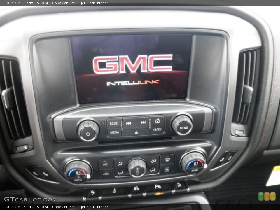 Jet Black Interior Controls for the 2014 GMC Sierra 1500 SLT Crew Cab 4x4 #86869415