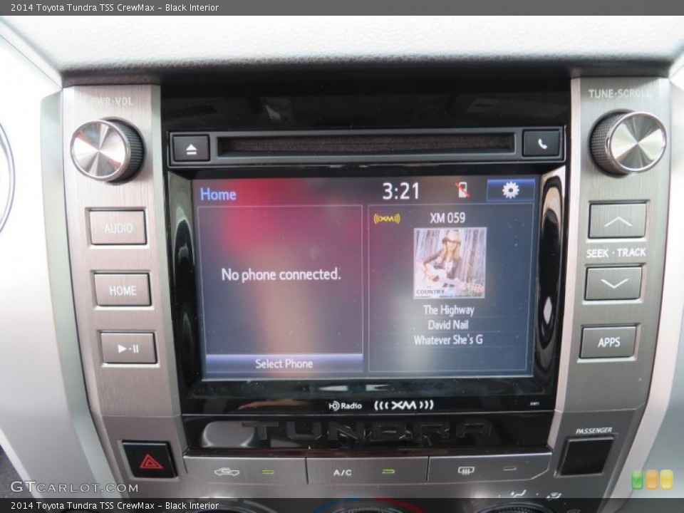 Black Interior Controls for the 2014 Toyota Tundra TSS CrewMax #86871140