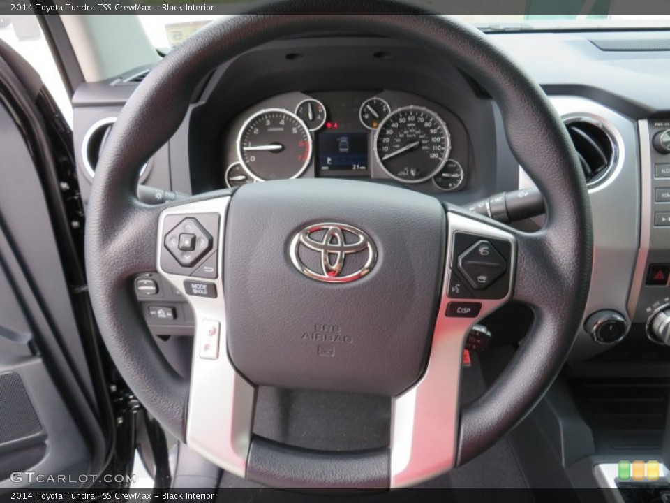 Black Interior Steering Wheel for the 2014 Toyota Tundra TSS CrewMax #86871207