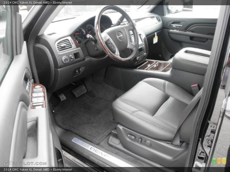 Ebony Interior Photo for the 2014 GMC Yukon XL Denali AWD #86875773