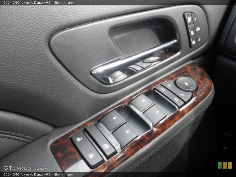 Ebony Interior Controls for the 2014 GMC Yukon XL Denali AWD #86876016