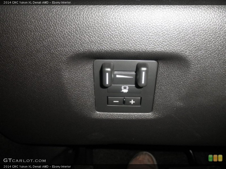 Ebony Interior Controls for the 2014 GMC Yukon XL Denali AWD #86876043