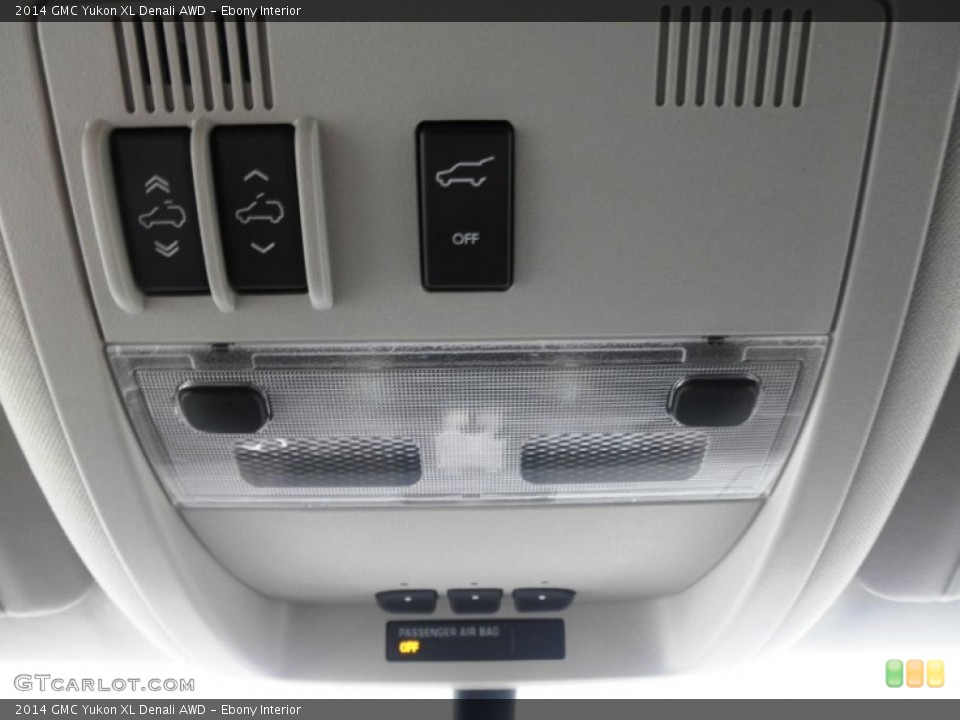 Ebony Interior Controls for the 2014 GMC Yukon XL Denali AWD #86876088