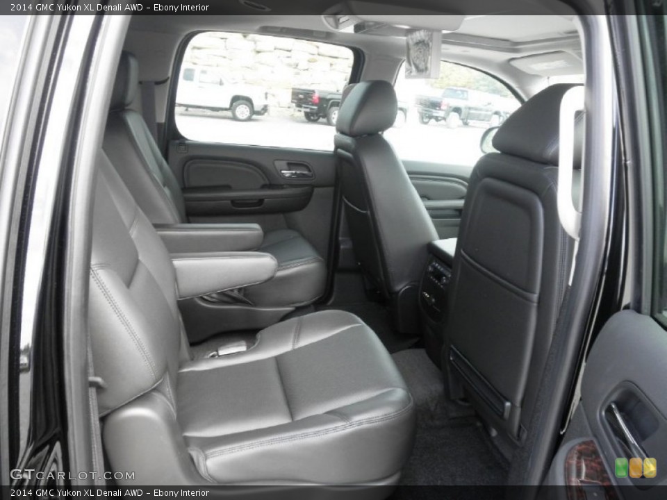 Ebony Interior Rear Seat for the 2014 GMC Yukon XL Denali AWD #86876358