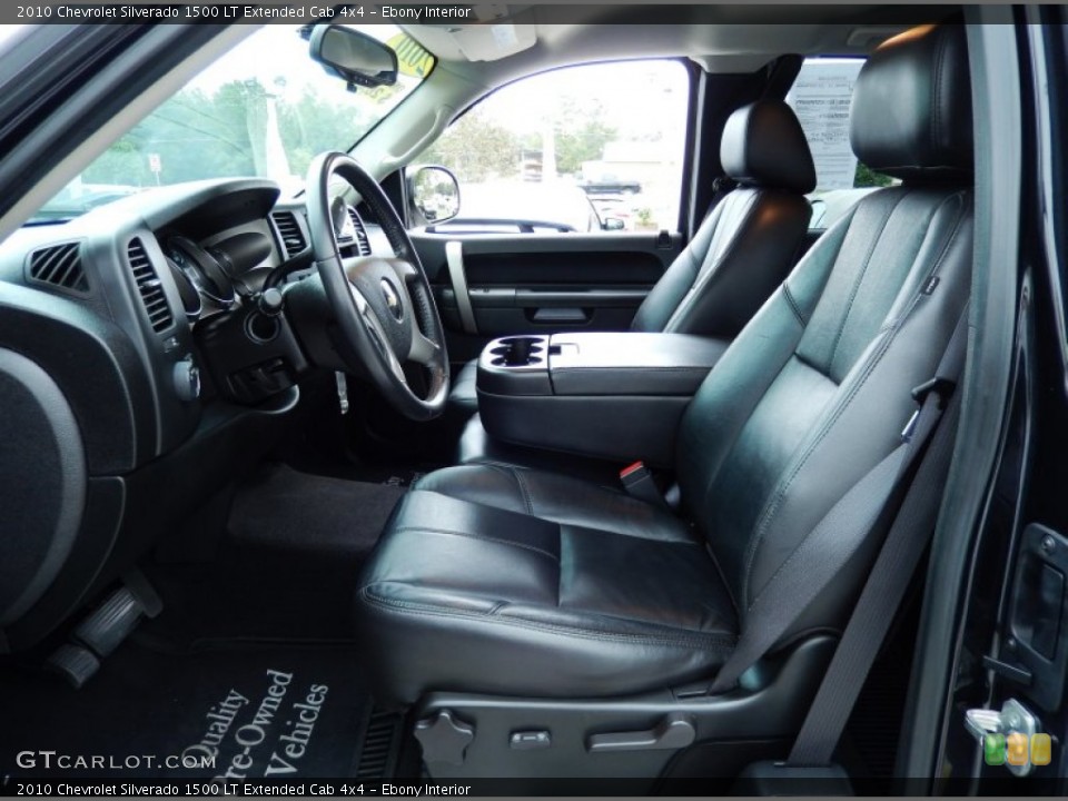 Ebony Interior Photo for the 2010 Chevrolet Silverado 1500 LT Extended Cab 4x4 #86876472