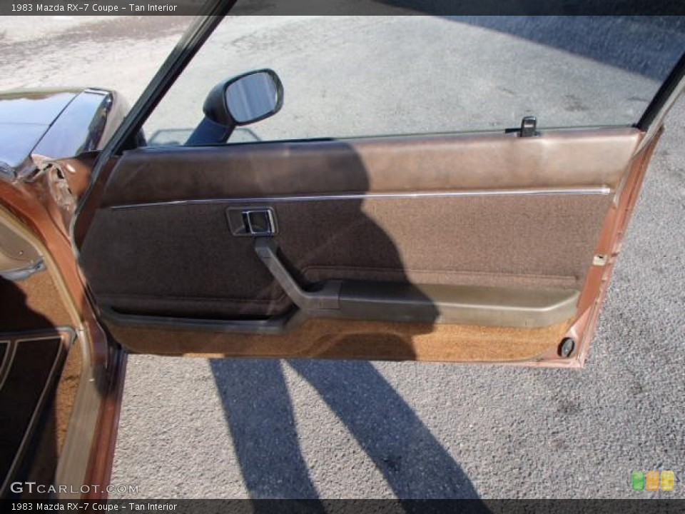 Tan Interior Door Panel for the 1983 Mazda RX-7 Coupe #86876859