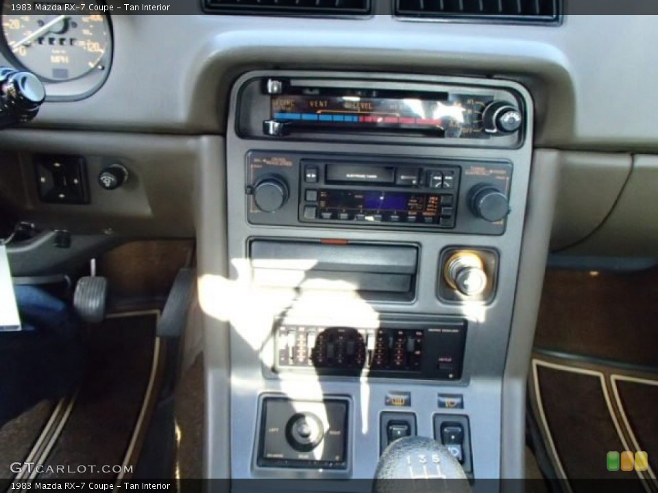 Tan Interior Controls for the 1983 Mazda RX-7 Coupe #86876901