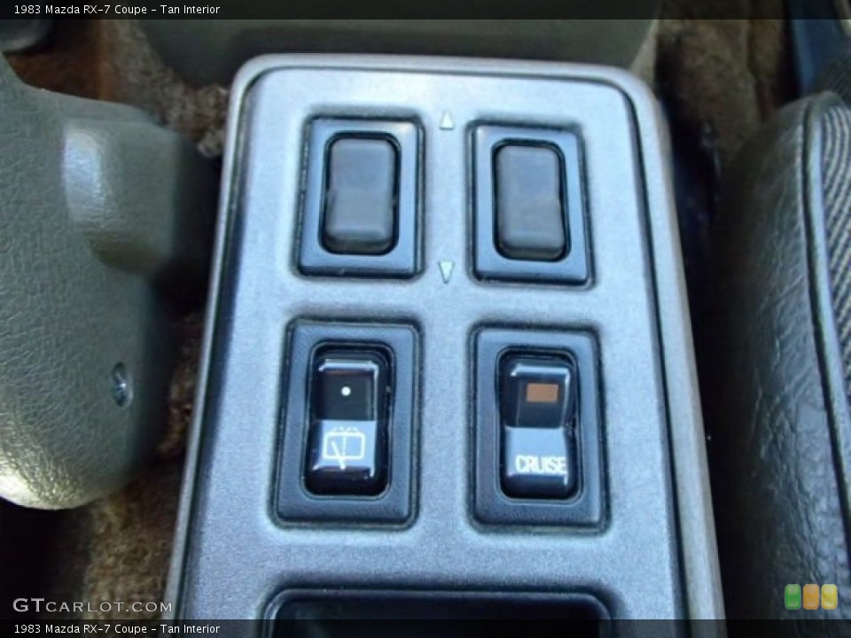 Tan Interior Controls for the 1983 Mazda RX-7 Coupe #86876939