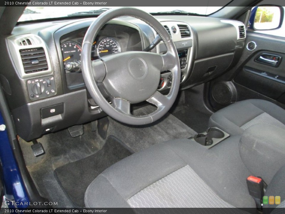 Ebony 2010 Chevrolet Colorado Interiors