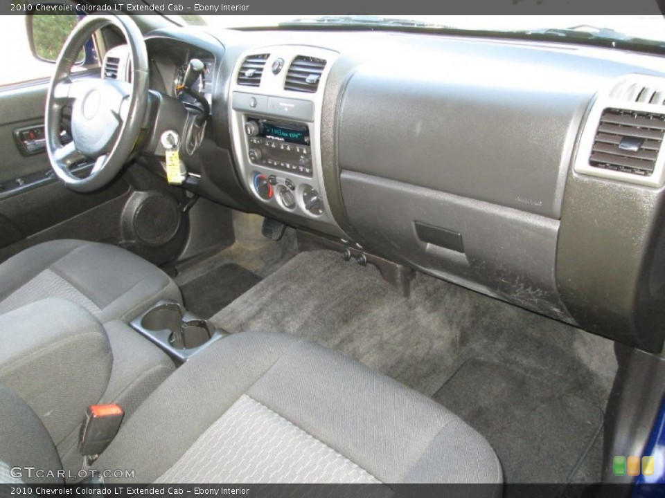 Ebony Interior Dashboard for the 2010 Chevrolet Colorado LT Extended Cab #86877507