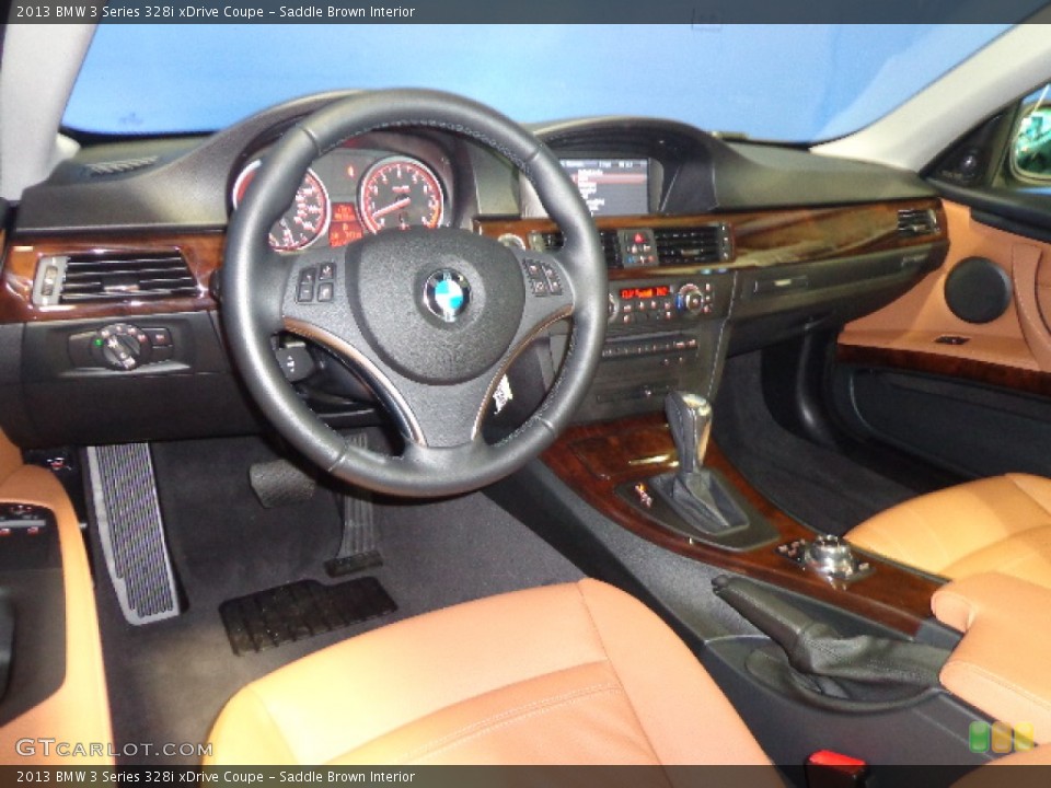Saddle Brown Interior Prime Interior for the 2013 BMW 3 Series 328i xDrive Coupe #86877729