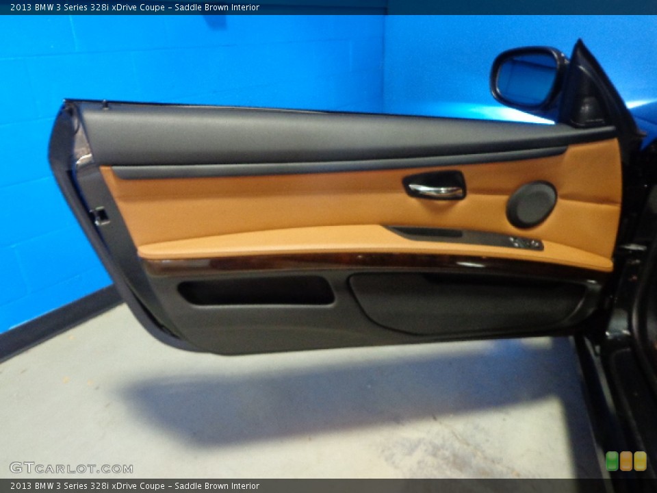 Saddle Brown Interior Door Panel for the 2013 BMW 3 Series 328i xDrive Coupe #86877762
