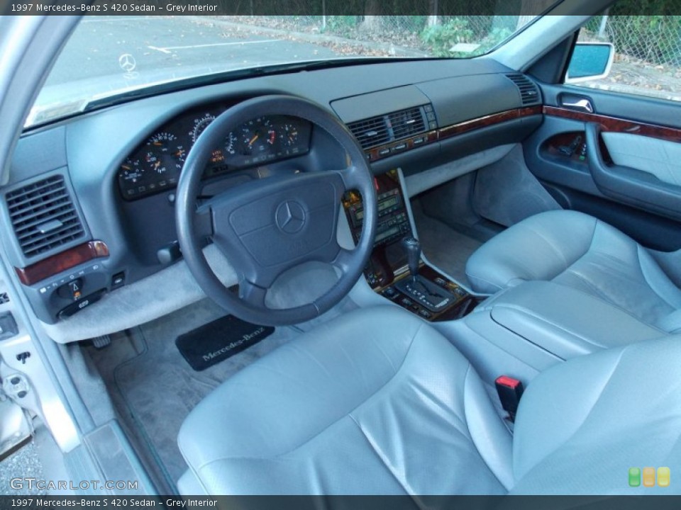 Grey Interior Prime Interior for the 1997 Mercedes-Benz S 420 Sedan #86881329