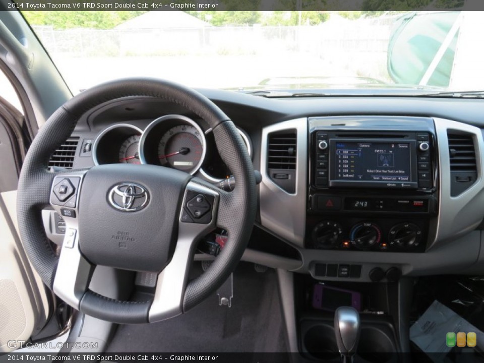 Graphite Interior Dashboard for the 2014 Toyota Tacoma V6 TRD Sport Double Cab 4x4 #86881980