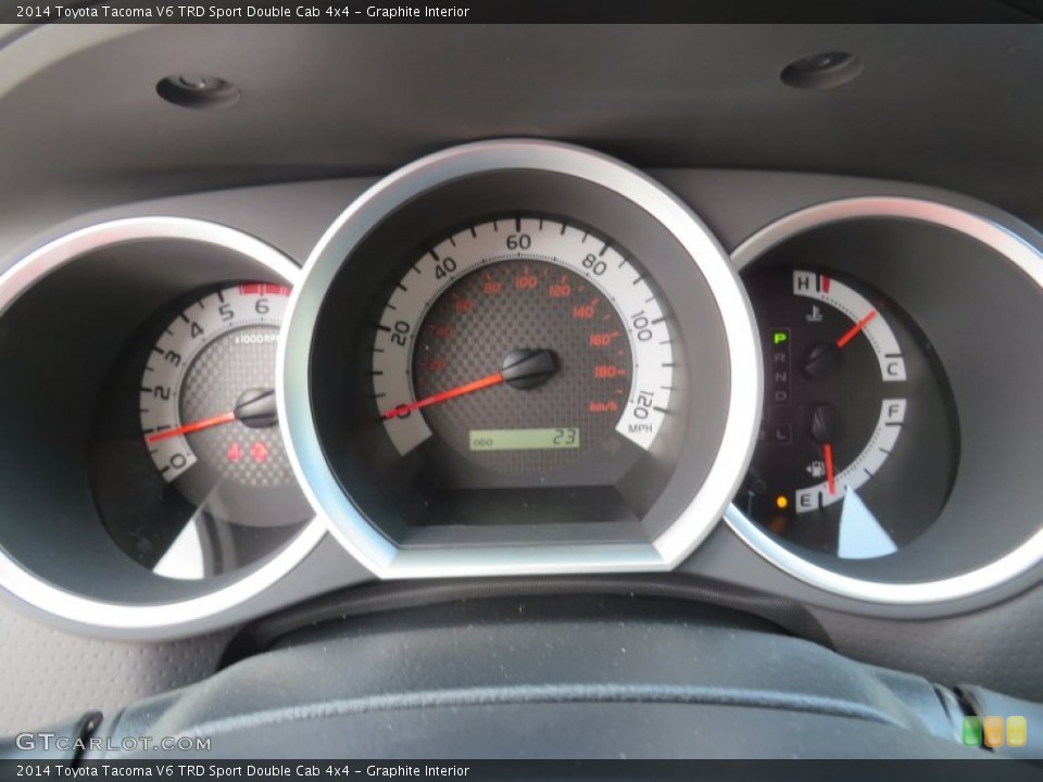 Graphite Interior Gauges for the 2014 Toyota Tacoma V6 TRD Sport Double Cab 4x4 #86882115