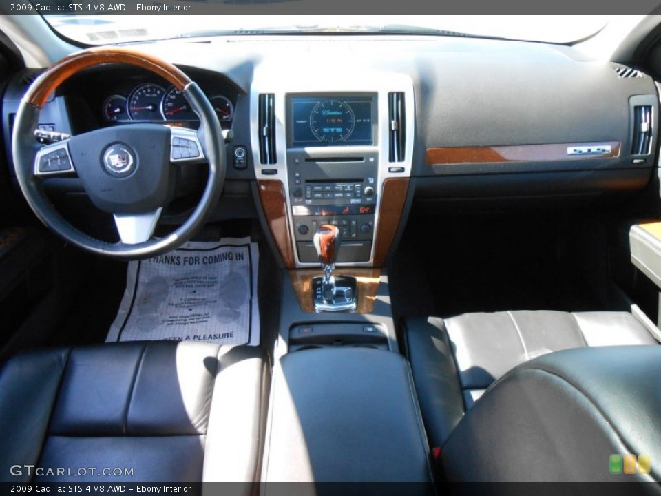 Ebony Interior Dashboard for the 2009 Cadillac STS 4 V8 AWD #86887743