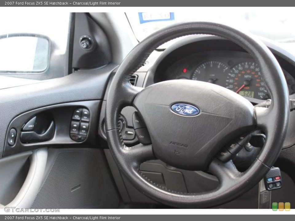 Charcoal/Light Flint Interior Steering Wheel for the 2007 Ford Focus ZX5 SE Hatchback #86890008