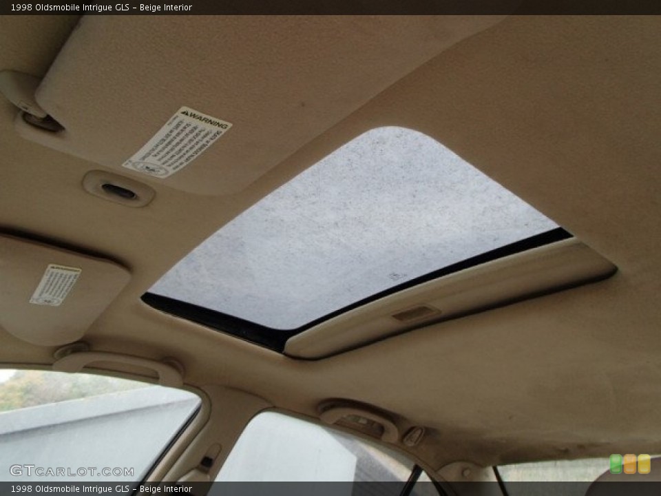 Beige Interior Sunroof for the 1998 Oldsmobile Intrigue GLS #86890215