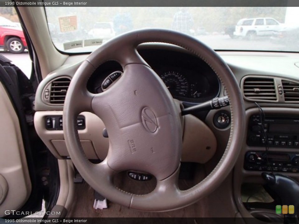 Beige Interior Steering Wheel for the 1998 Oldsmobile Intrigue GLS #86890254