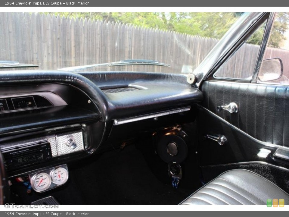 Black Interior Dashboard for the 1964 Chevrolet Impala SS Coupe #86893203