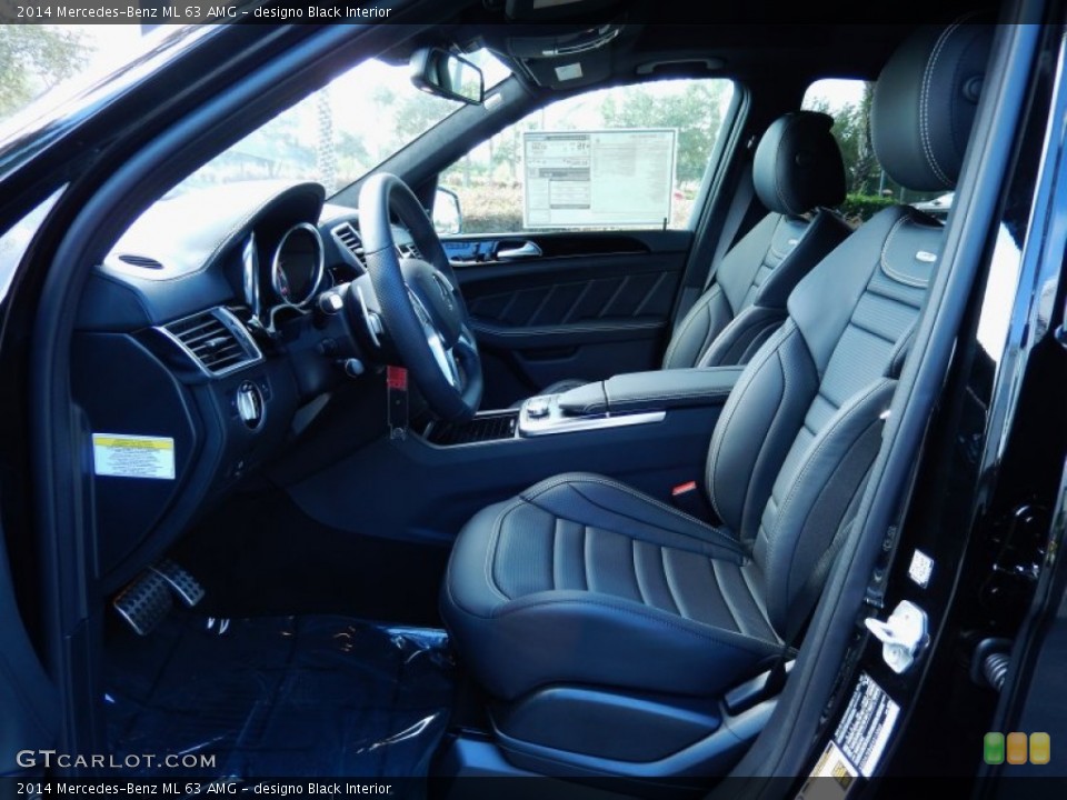 designo Black Interior Photo for the 2014 Mercedes-Benz ML 63 AMG #86895416