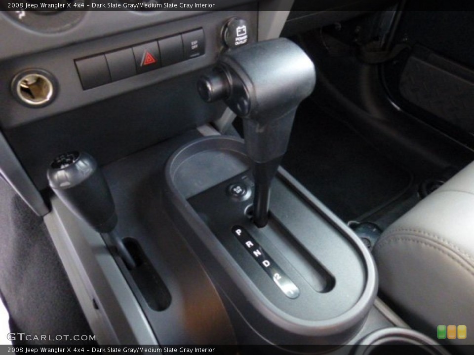 Dark Slate Gray/Medium Slate Gray Interior Transmission for the 2008 Jeep Wrangler X 4x4 #86896096