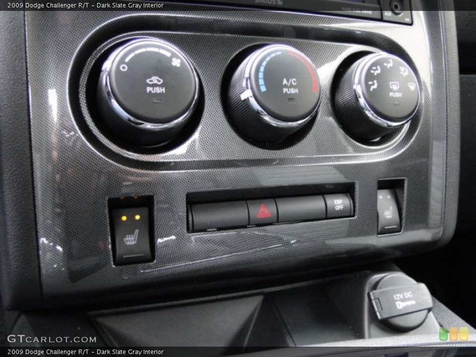 Dark Slate Gray Interior Controls for the 2009 Dodge Challenger R/T #86897299