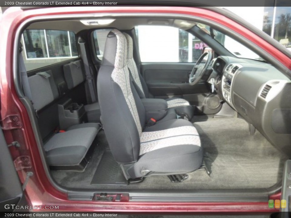 Ebony Interior Photo for the 2009 Chevrolet Colorado LT Extended Cab 4x4 #86899447