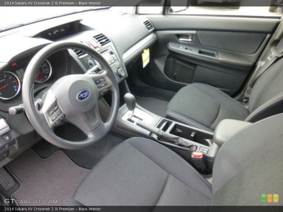 Black Interior Photo for the 2014 Subaru XV Crosstrek 2.0i Premium #86903500