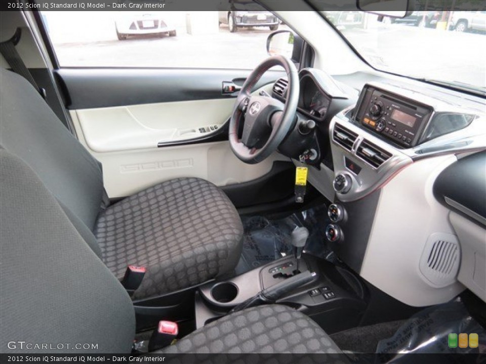 Dark Gray Interior Front Seat for the 2012 Scion iQ  #86905801