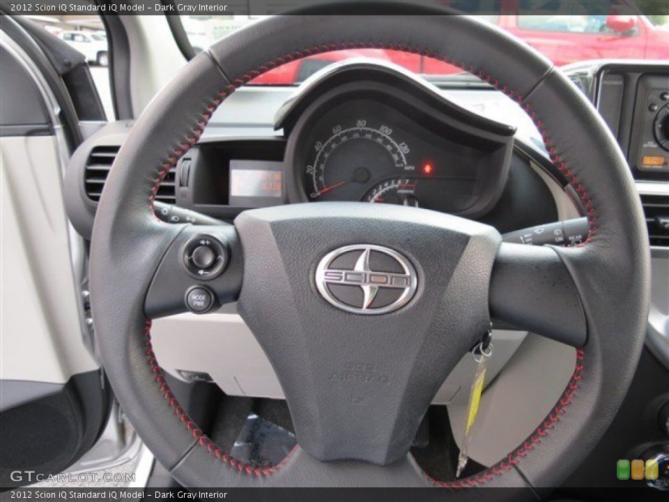 Dark Gray Interior Steering Wheel for the 2012 Scion iQ  #86905867