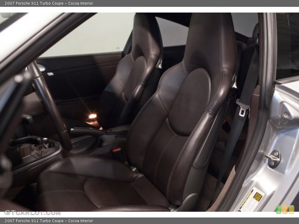 Cocoa Interior Front Seat for the 2007 Porsche 911 Turbo Coupe #86906001