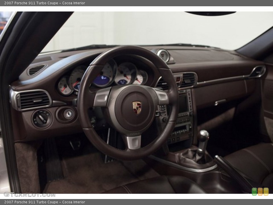Cocoa Interior Dashboard for the 2007 Porsche 911 Turbo Coupe #86906083