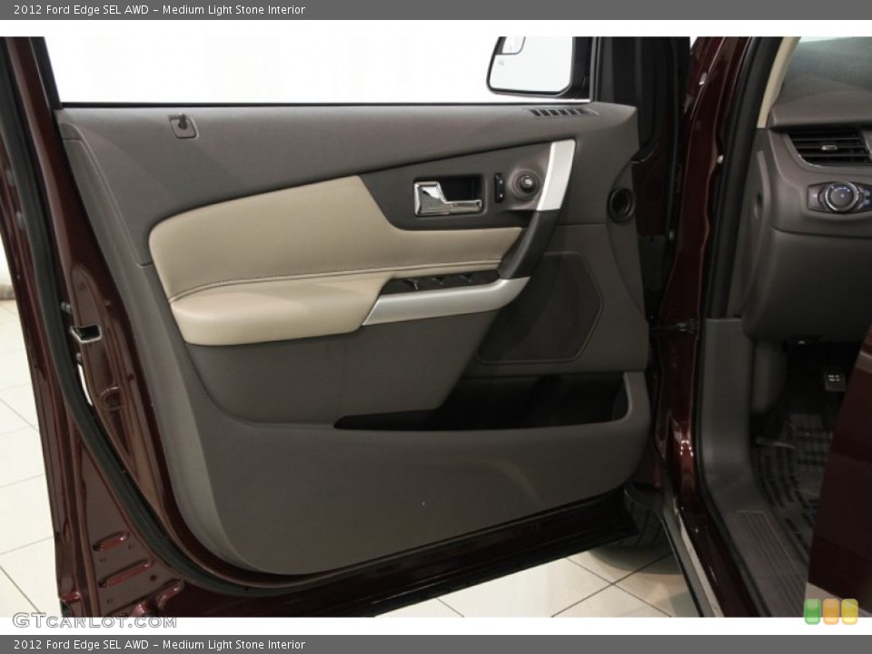 Medium Light Stone Interior Door Panel for the 2012 Ford Edge SEL AWD #86909161