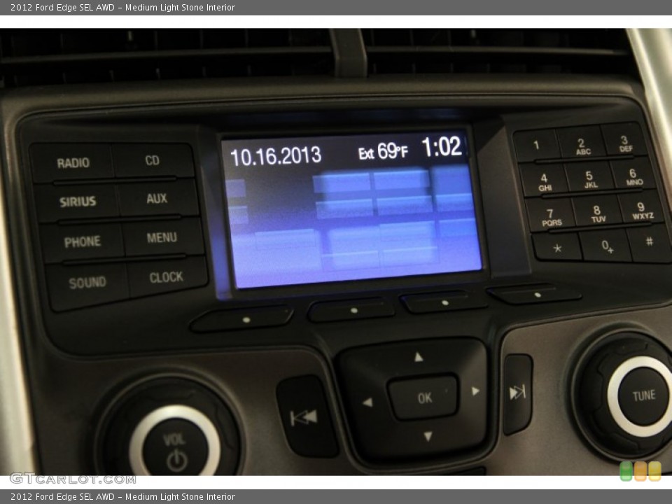 Medium Light Stone Interior Controls for the 2012 Ford Edge SEL AWD #86909272