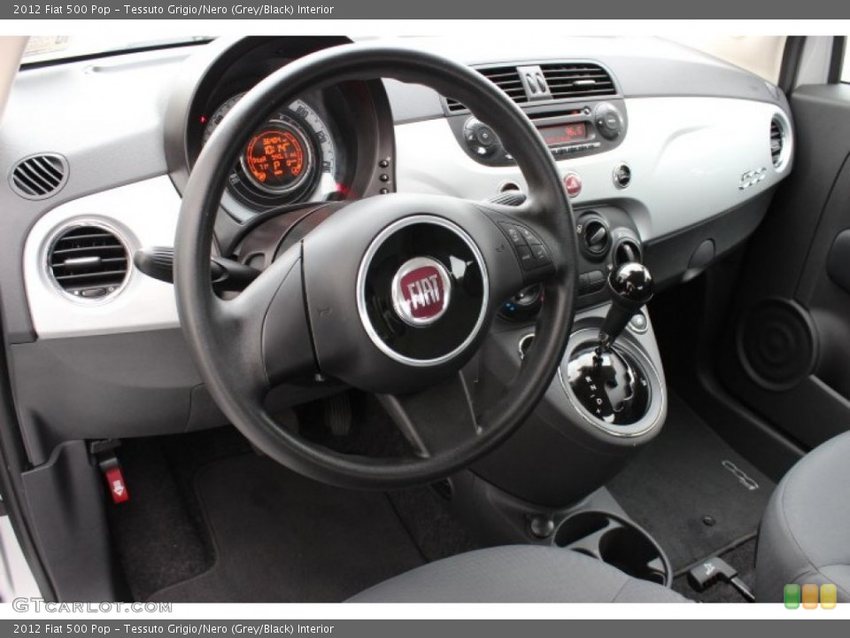 Tessuto Grigio/Nero (Grey/Black) Interior Dashboard for the 2012 Fiat 500 Pop #86909422