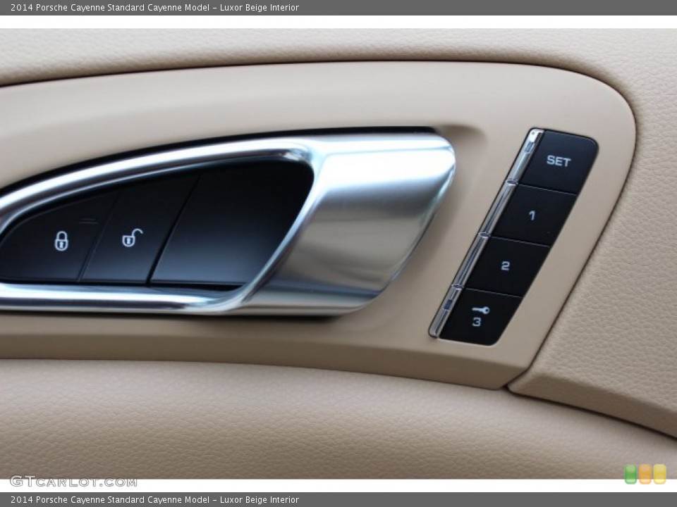 Luxor Beige Interior Controls for the 2014 Porsche Cayenne  #86909536