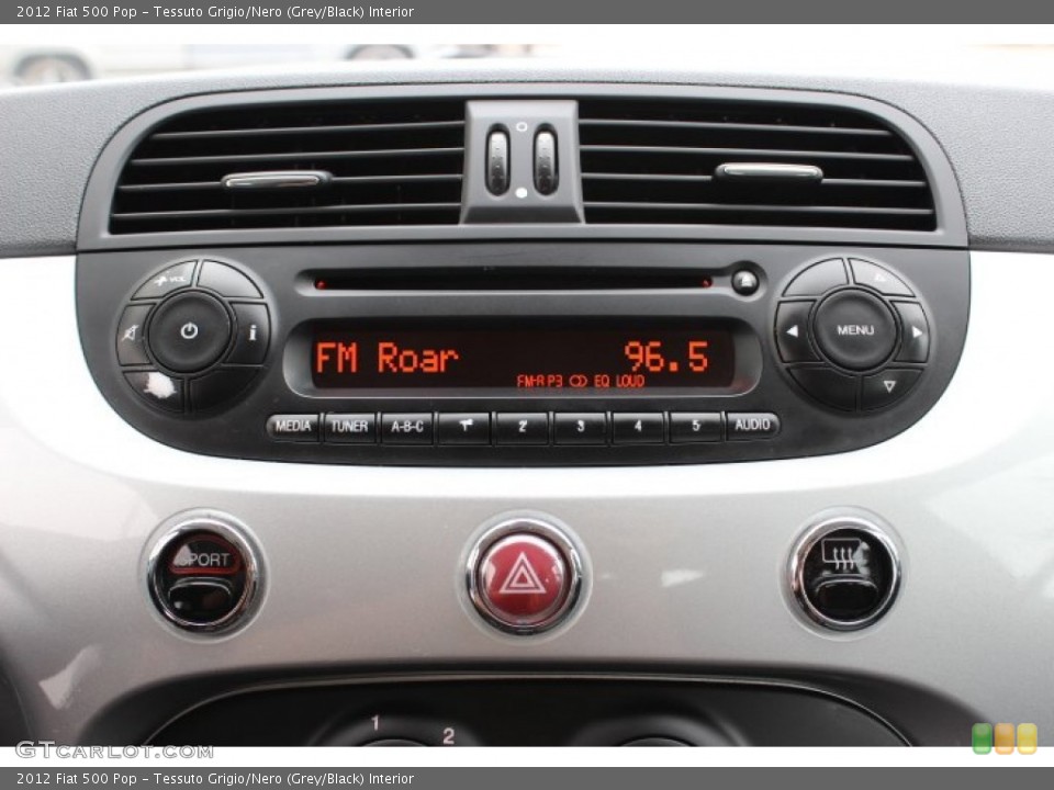 Tessuto Grigio/Nero (Grey/Black) Interior Audio System for the 2012 Fiat 500 Pop #86909545