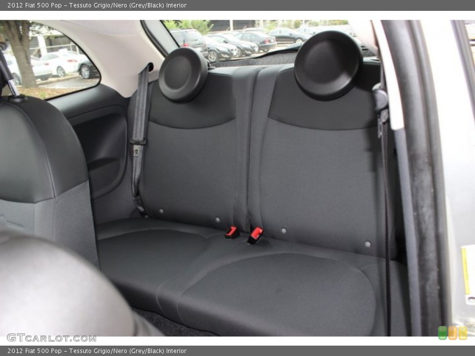 Tessuto Grigio/Nero (Grey/Black) Interior Rear Seat for the 2012 Fiat 500 Pop #86909629