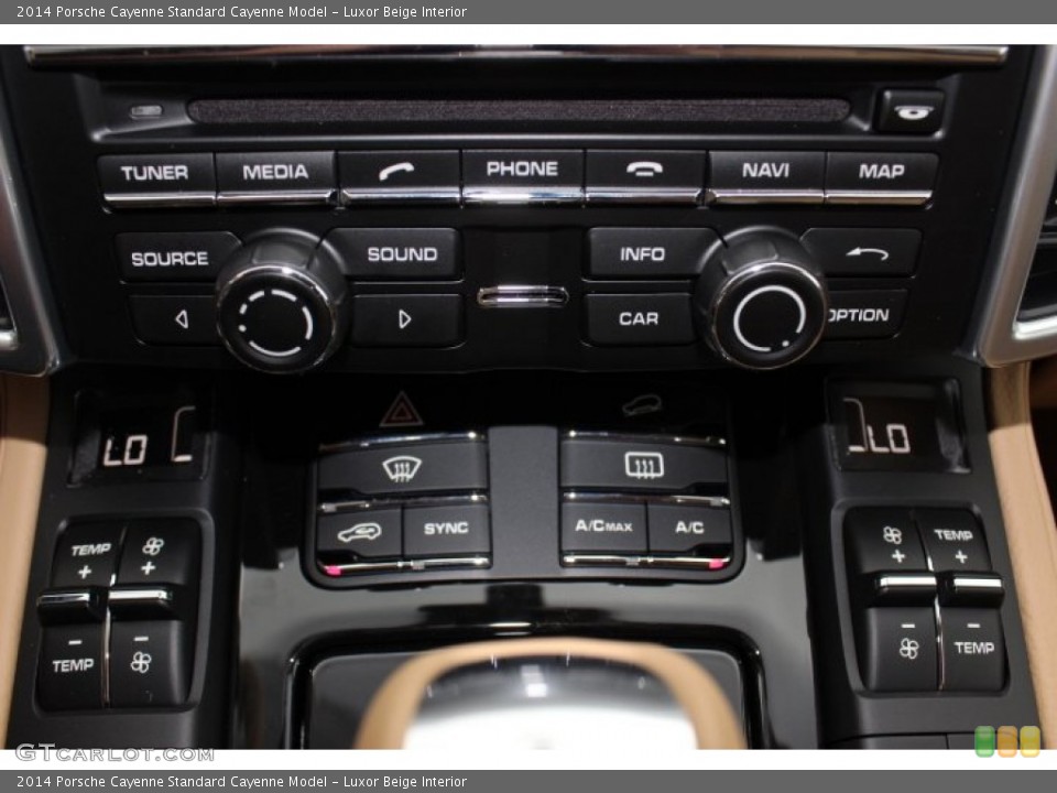 Luxor Beige Interior Controls for the 2014 Porsche Cayenne  #86909806