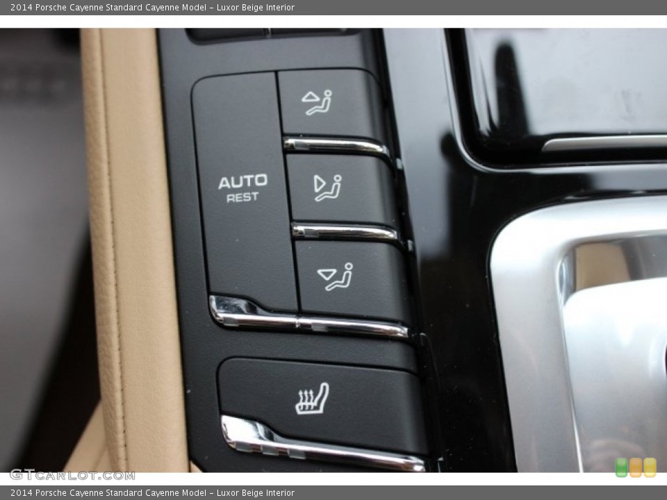 Luxor Beige Interior Controls for the 2014 Porsche Cayenne  #86909822